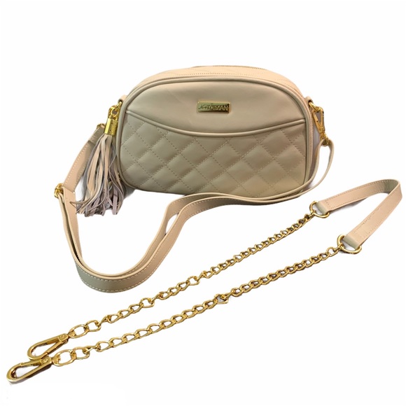 Joy & Iman Handbags - Cream Mini Crossbody Purse